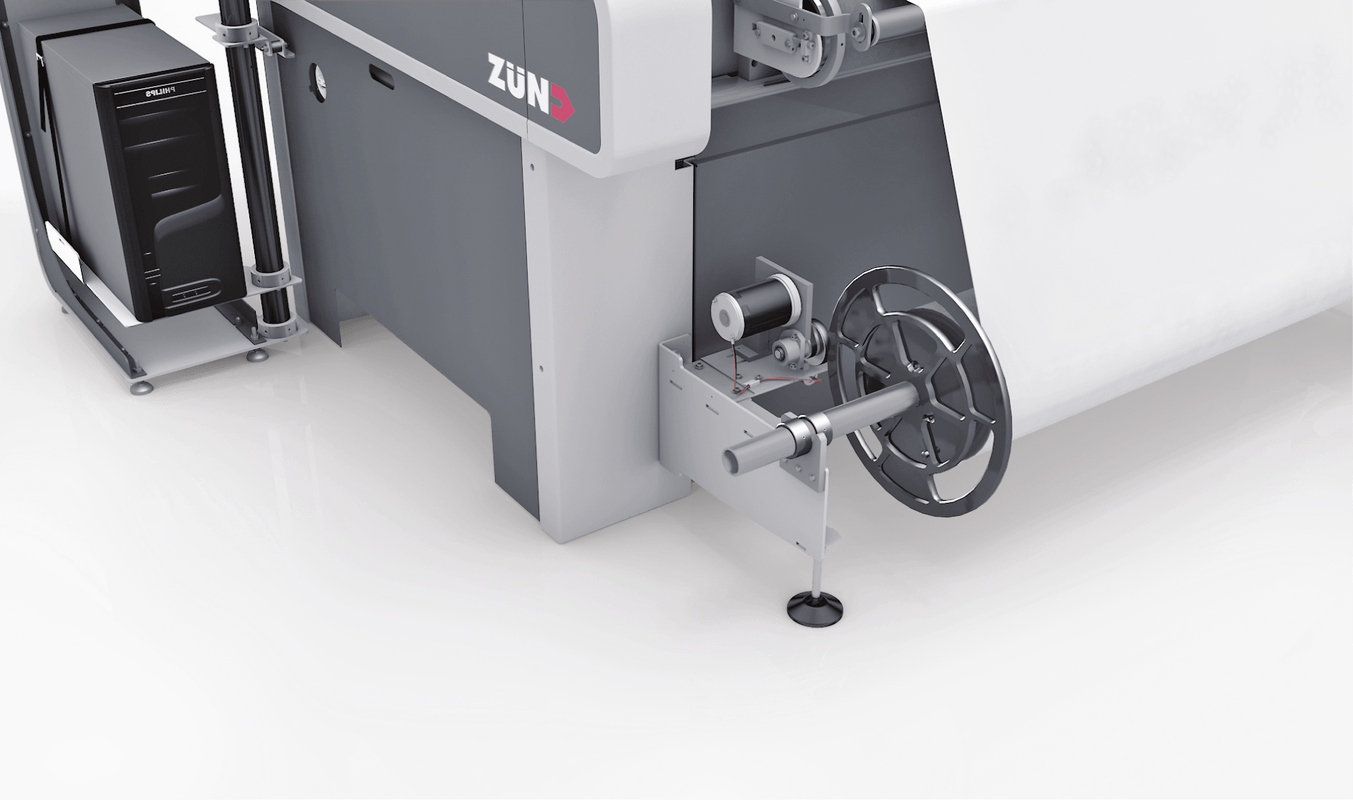 ZÜND Abrolleinheit Kernaufnahme aktiv
